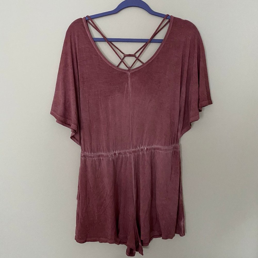 AE pink romper